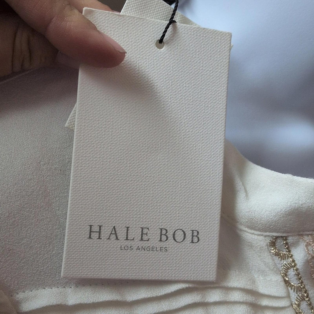 Hale Bob Janina Embroidered Midi Dress - Small