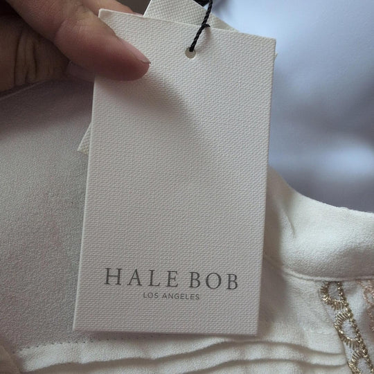 Hale Bob Janina Embroidered Midi Dress - Small