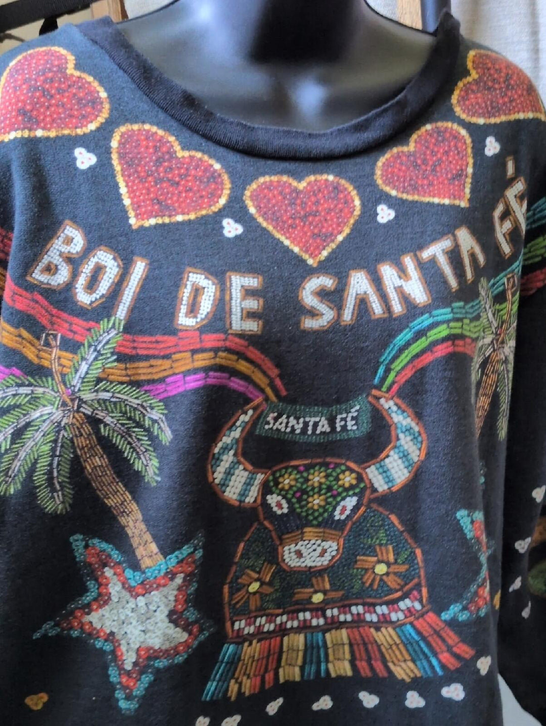 Rare Brazil FARM Bol De Santa Fe sweater Dress - Large
