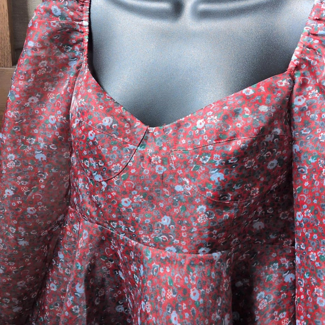 Selkie Crimson Princess Dress - Large