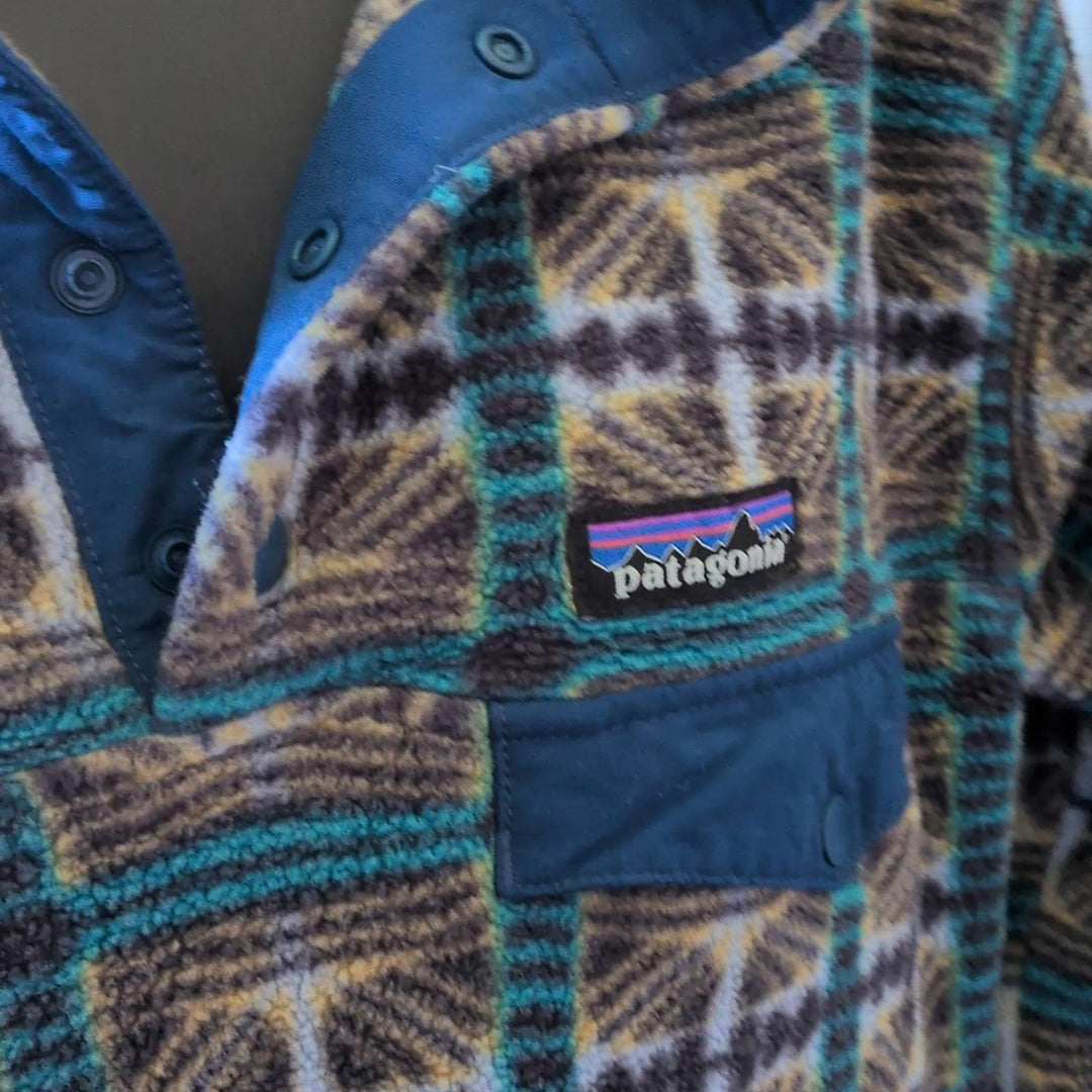 Patagonia Synchilla Sweater In Snow Beam Pale Periwinkle - Medium