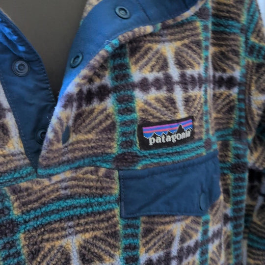 Patagonia Synchilla Sweater In Snow Beam Pale Periwinkle - Medium