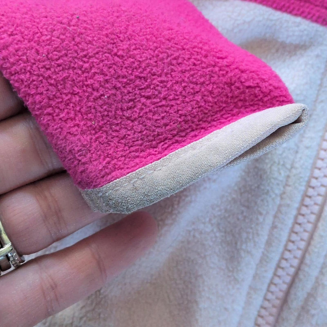\North Face Baby Pink Fleece Zip Jacket - 6-12 Months