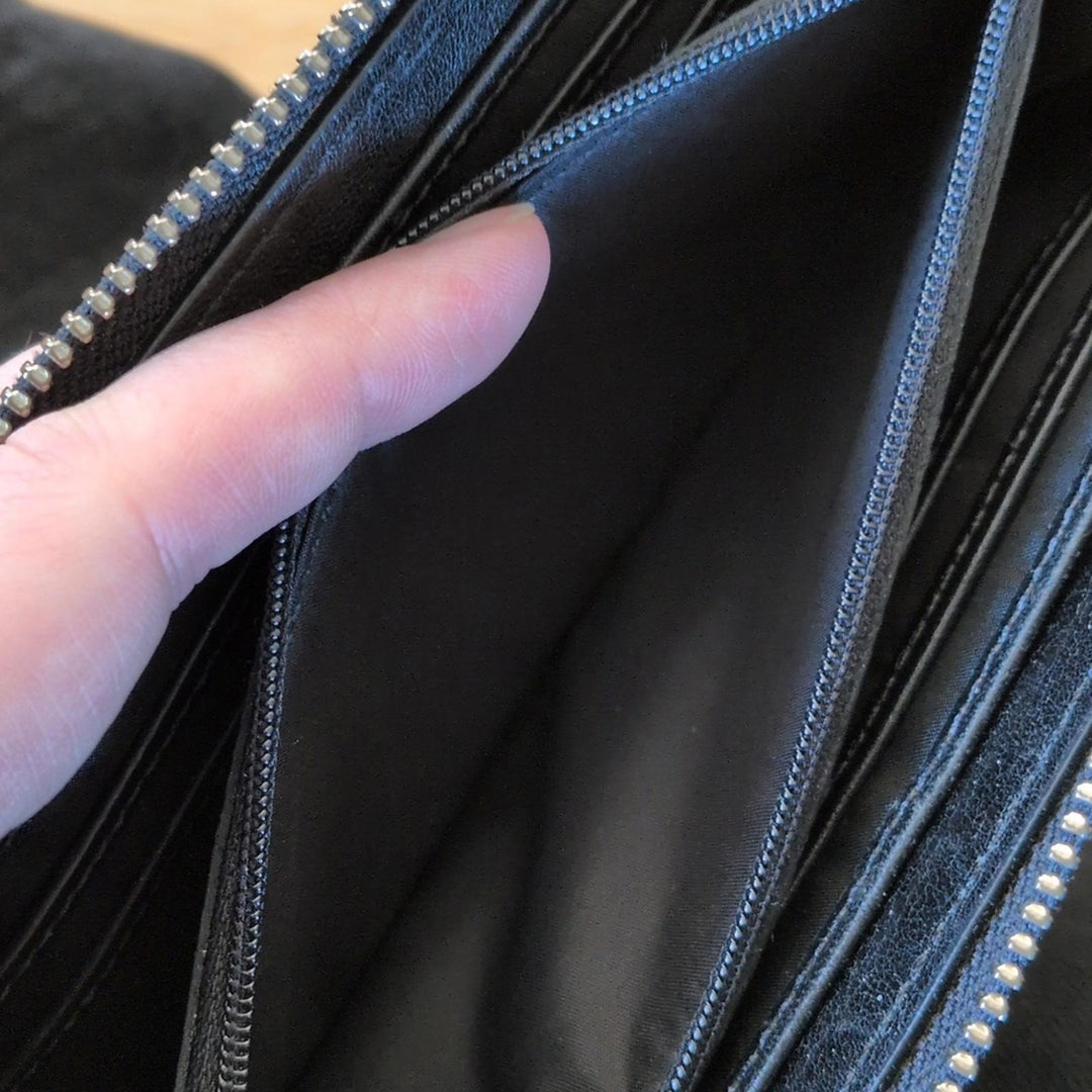 Y2k Coach Zip Around Julia Wallet