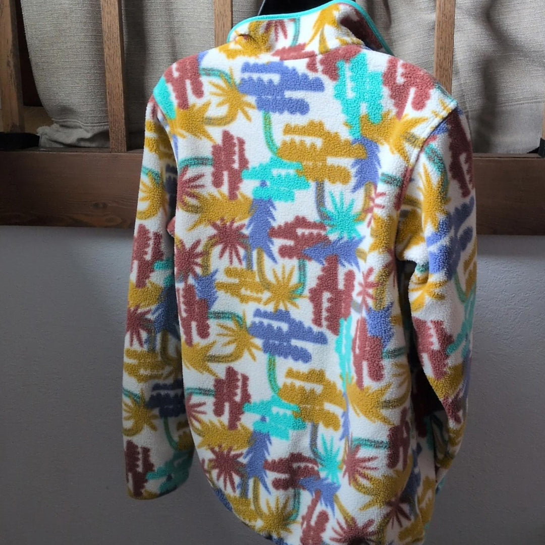 Patagonia Aztec Trees Print Synchilla - XS