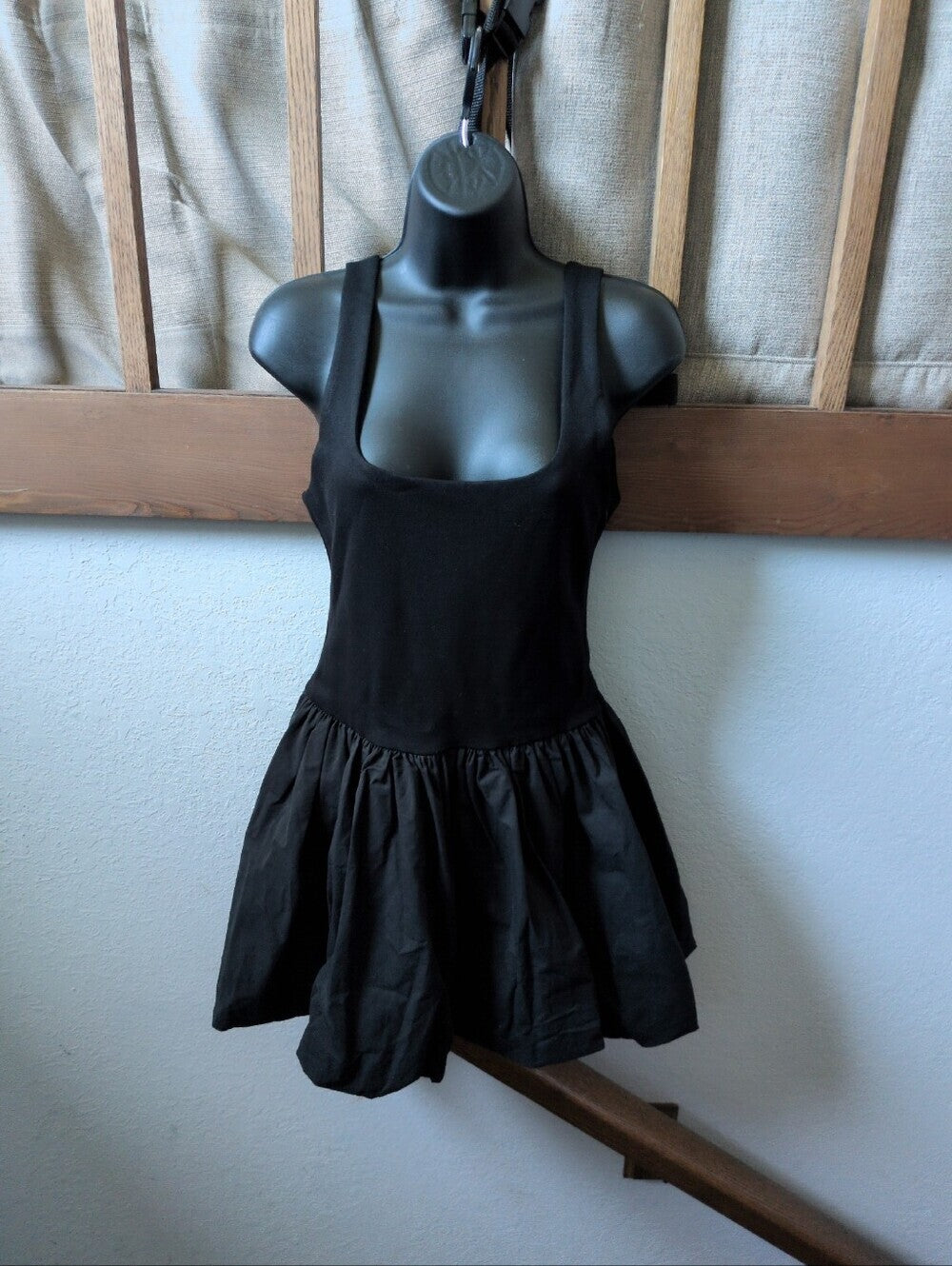 Dissh Lula Black Bubble Mini Dress Size US 4
