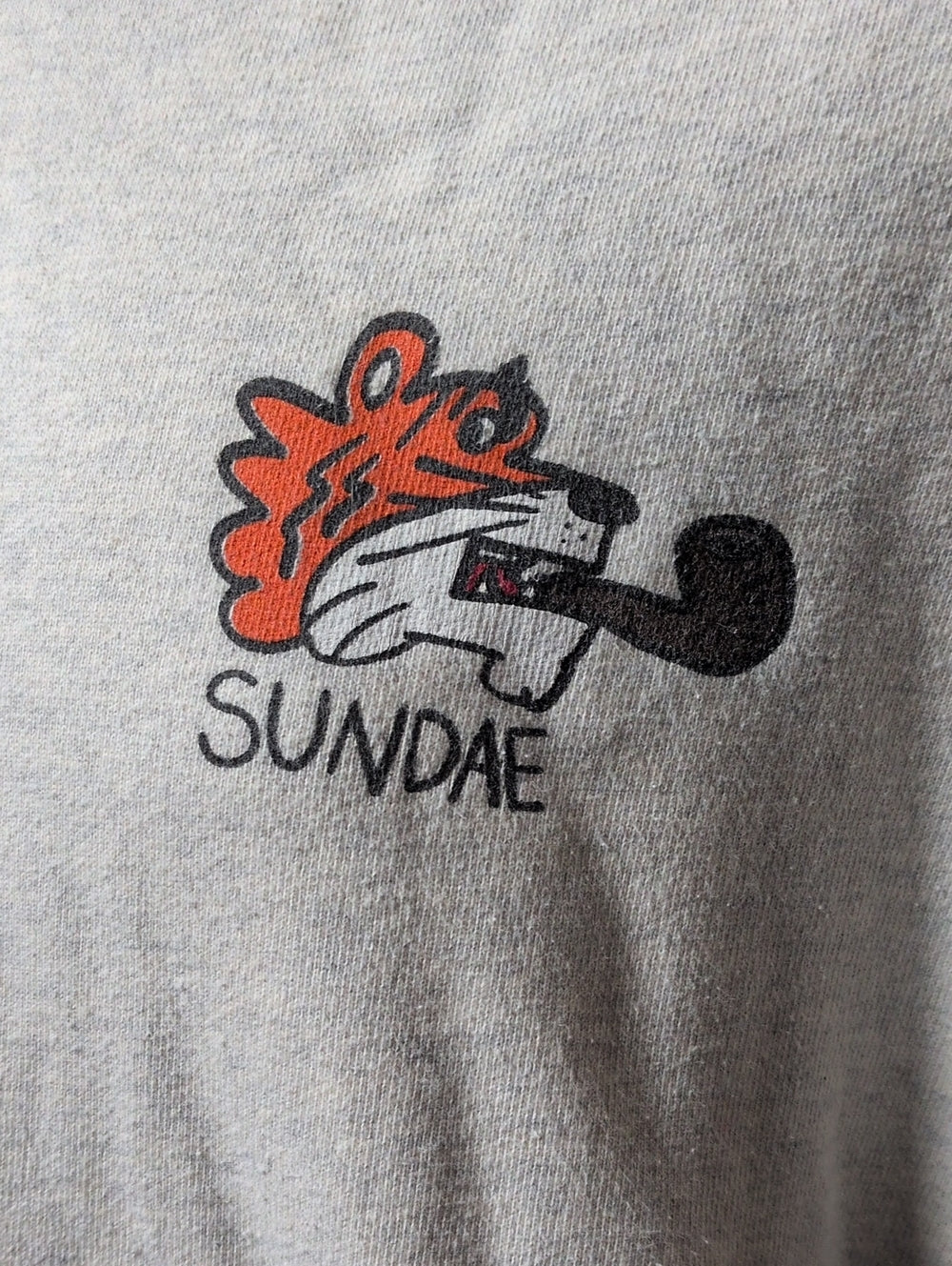 Sundae School Smoking Tiger Hoodie - M