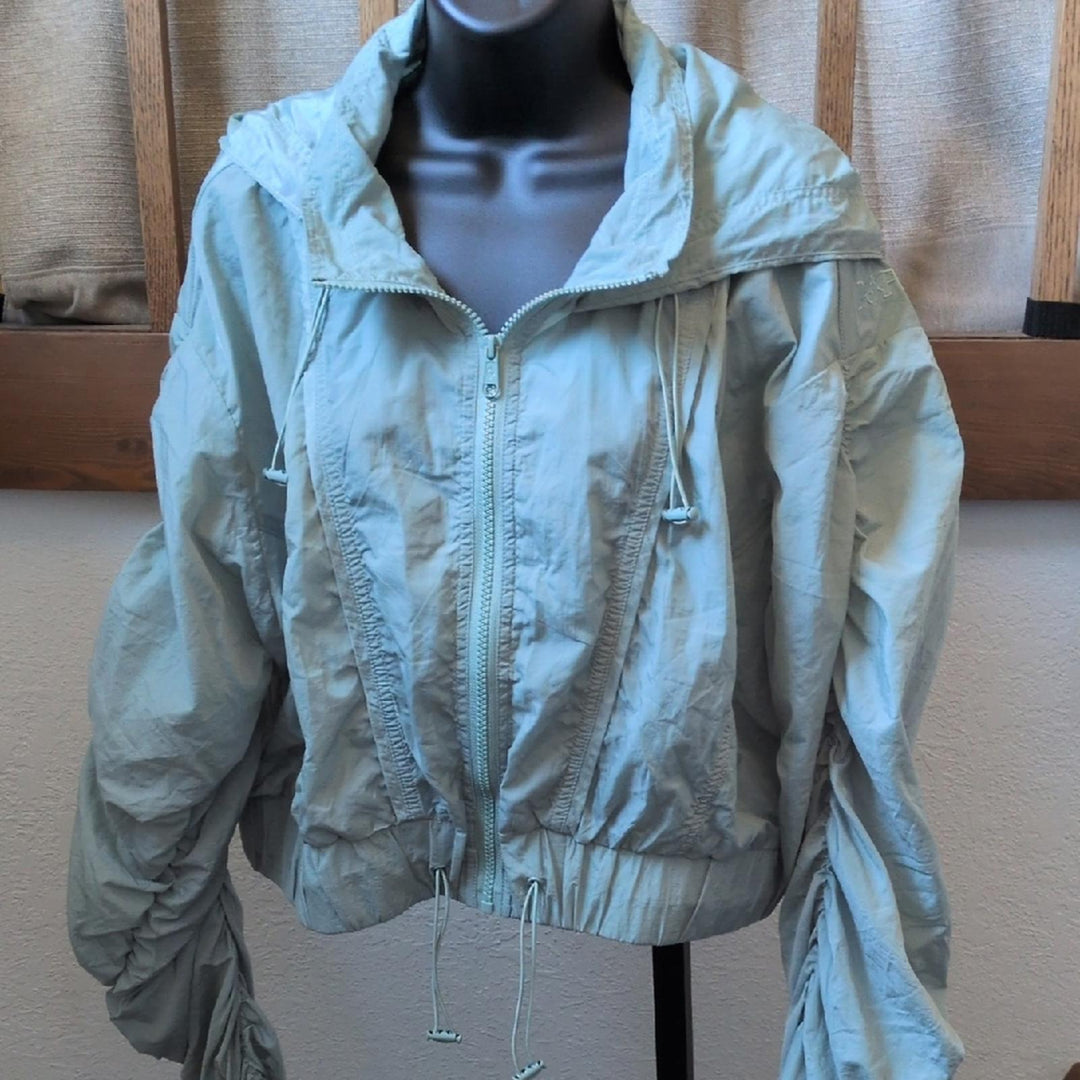 Popflex Windbreaker In Light Teal - L/XL