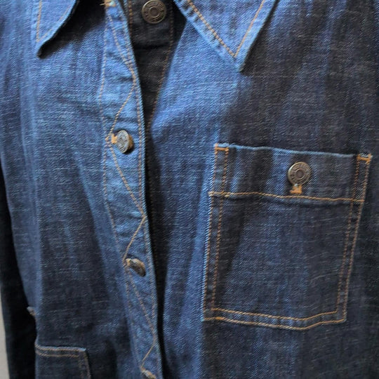 Women's Pendleton Embroidered Denim Chore Jacket - XL