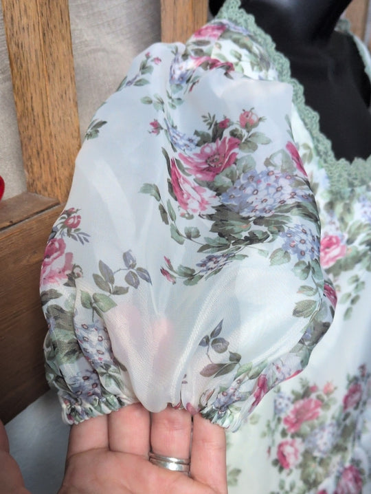 Jessakae Lydia Creme Floral Dress - XXL