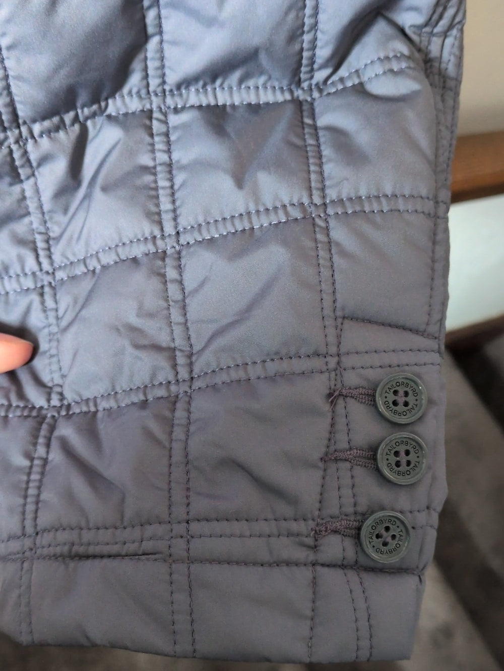 Tailorbyrd Men's Quilted Dickey Blazer Jacket est size L