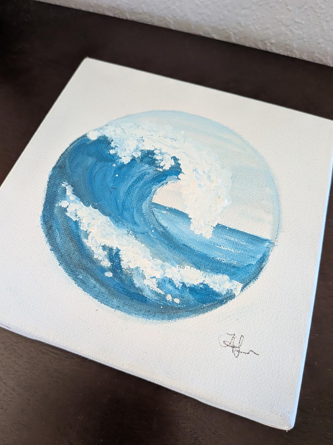 Mini Wave Painting - 6x6