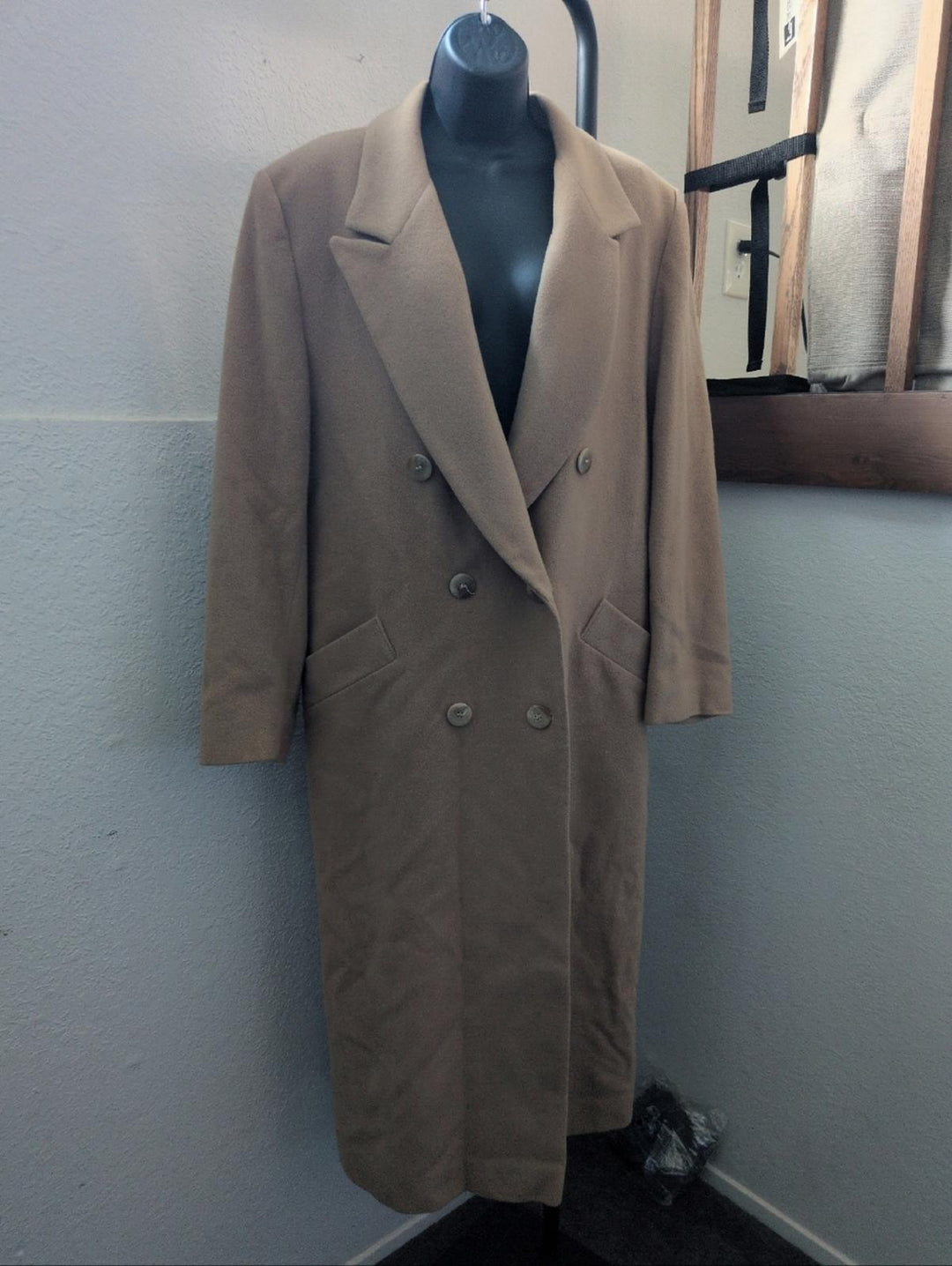 Vintage Pendleton Wool Double Breasted Trench Coat - 12