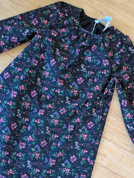 Hill House Home Tiny Eloise Dress in Multi Berry Floral - Girls 7/8