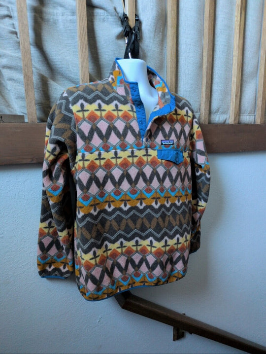 Patagonia Lightweight Synchilla Snap-T Pullover companions big anthos size L