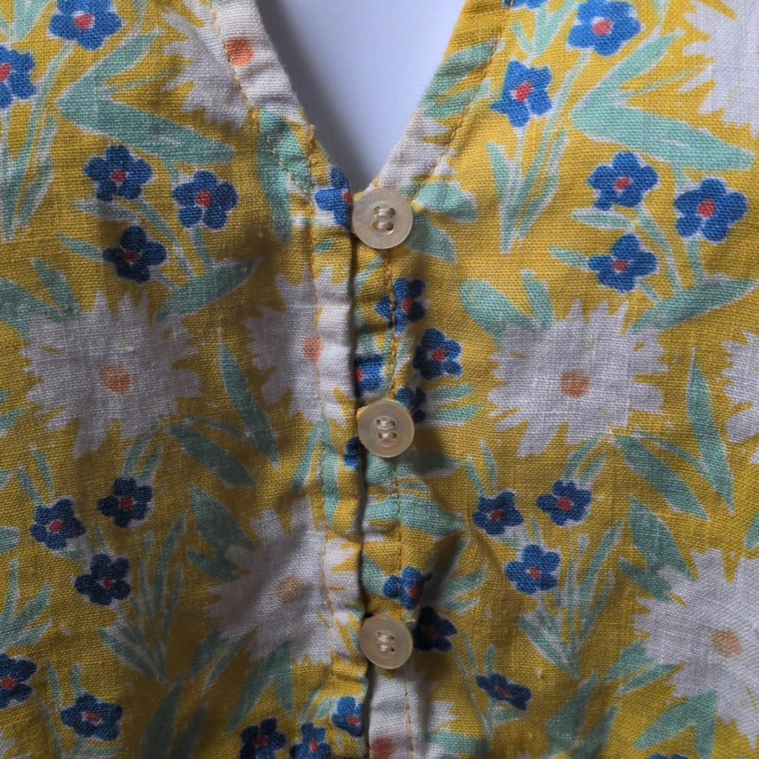 Rove Margarite Floral Linen Mini Dress