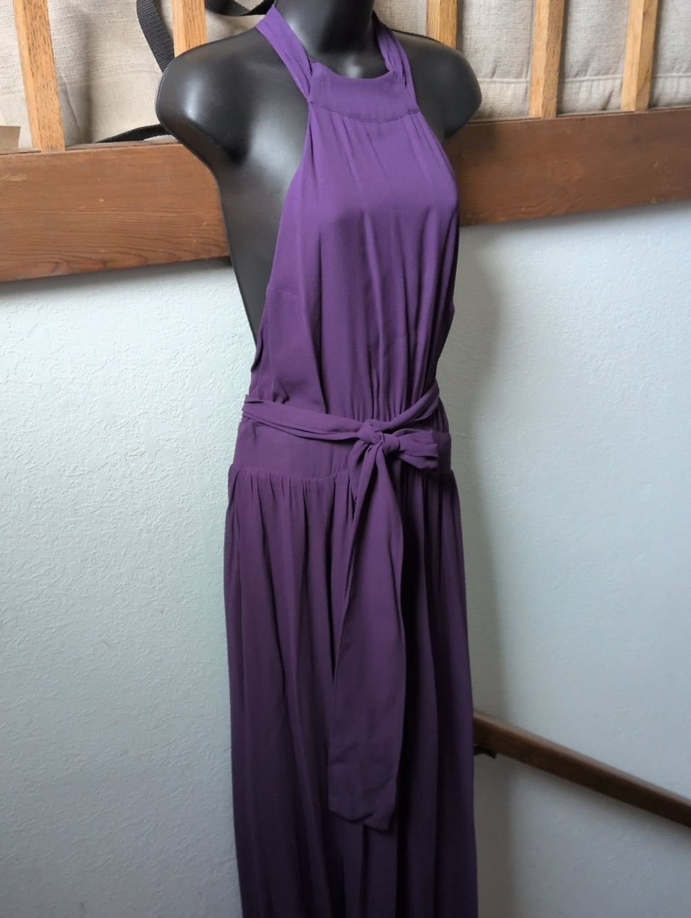 Reformation Andee Dress in "Raisin" deep purple size 10