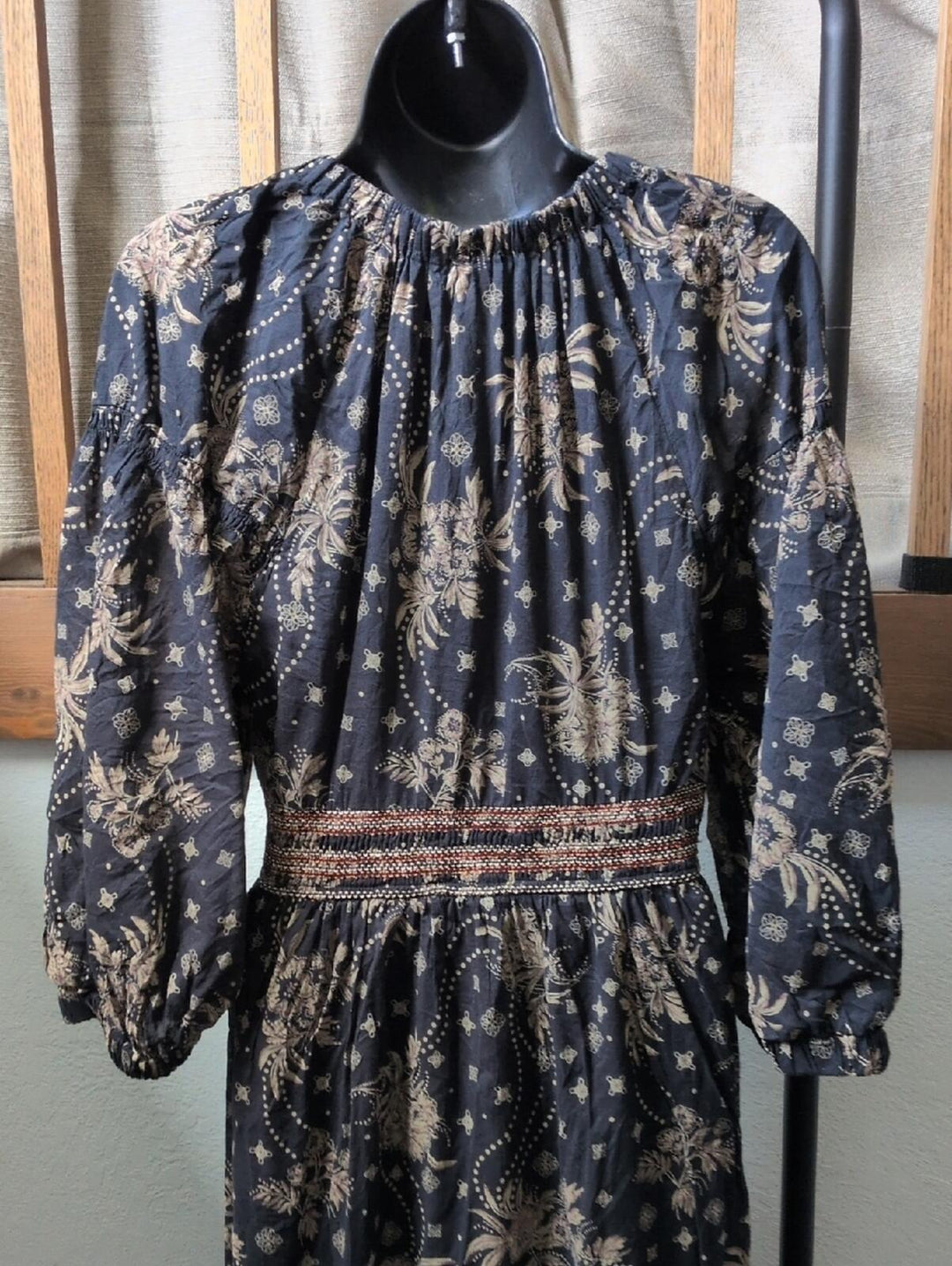 Free People Golden Hour Maxi Dress In Dark Floral  - Medium