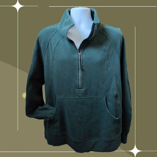 Lululemon Scuba Tumbled Fleece Funnel-Neck Half Zip - XXL