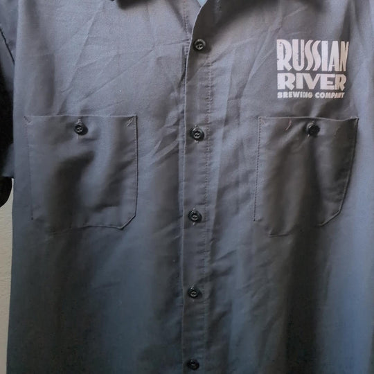 Russian River Brewing Company Pliny The Elder Men's Red Cap Work Shirt - XL
