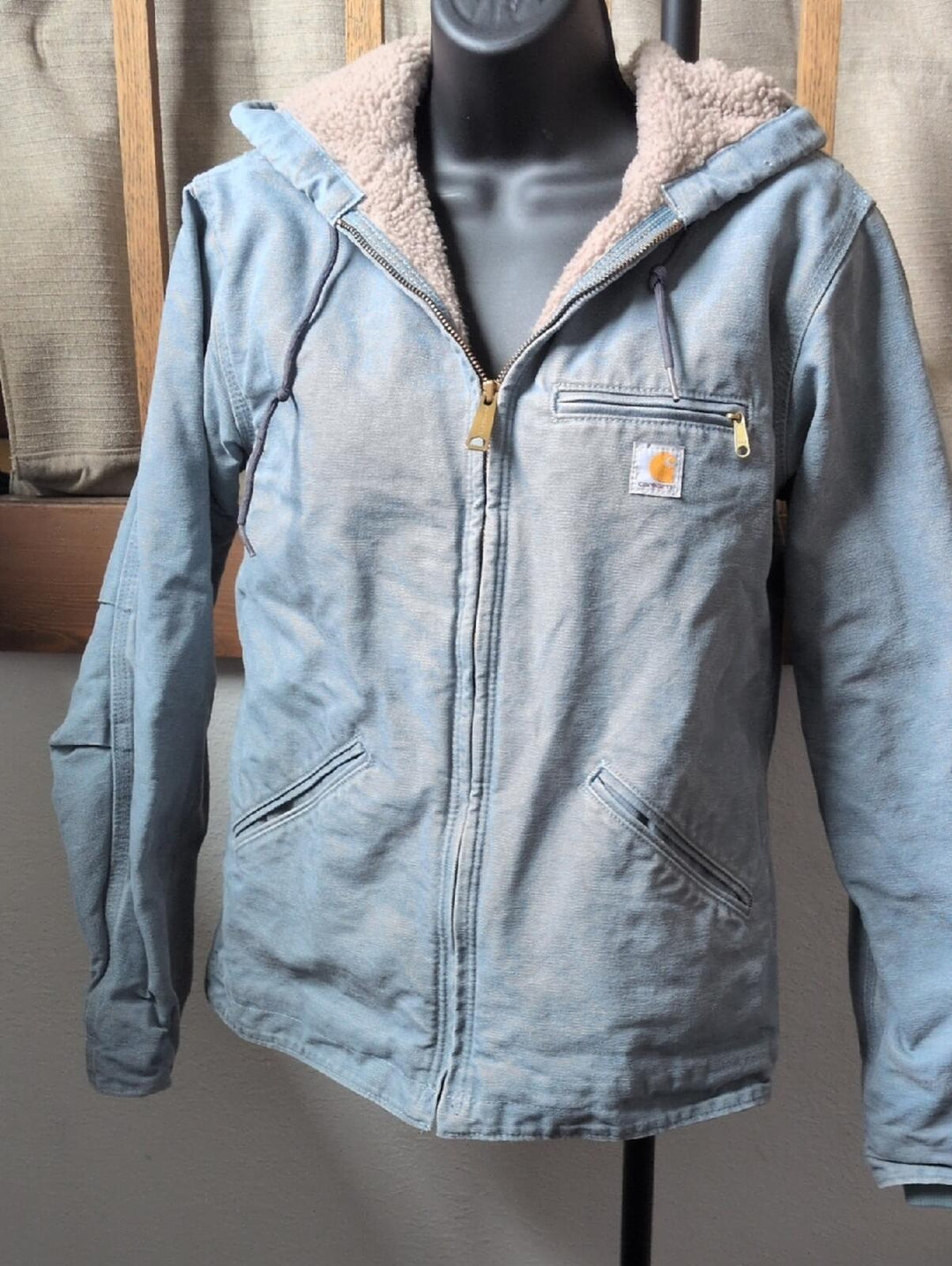 Vintage Carhartt Sandstone J141 jacket in  sea glass blue - XS