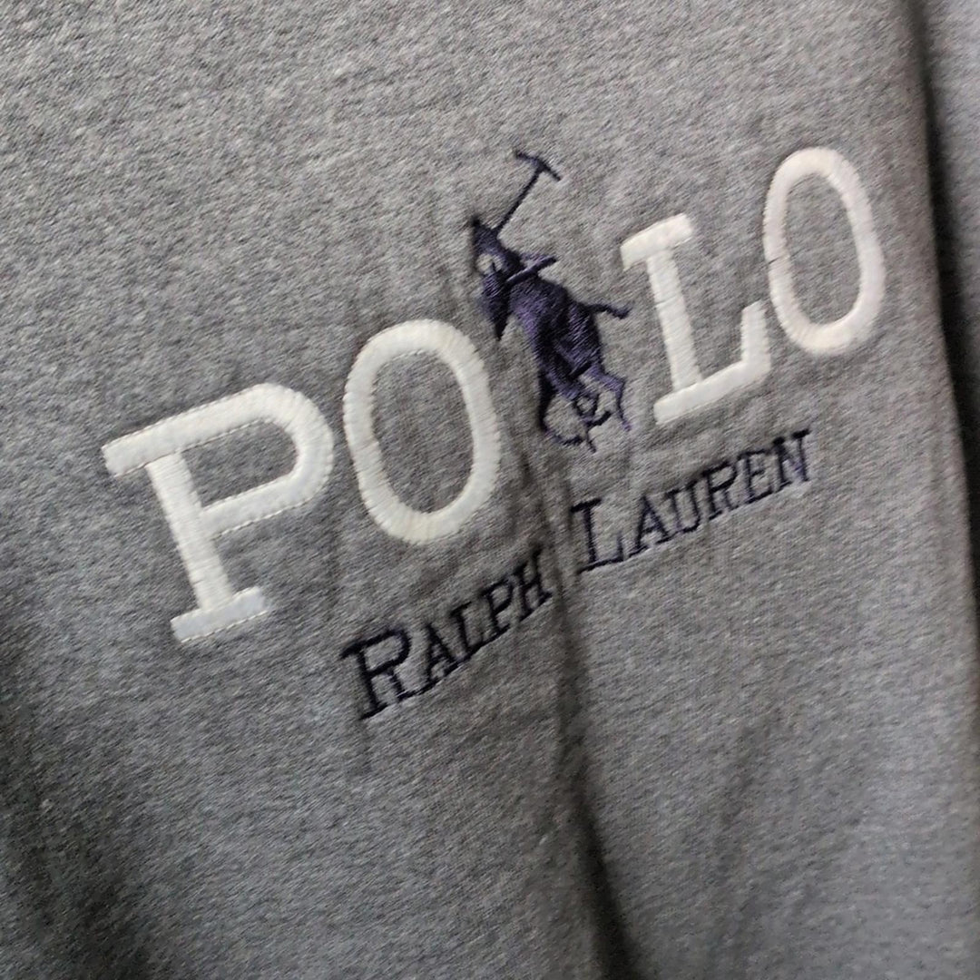 Vintage 90s Polo Ralph Lauren Polo Signature Embroidered Sweatshirt - Large