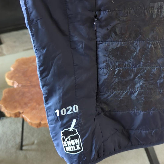 One of a kind! snow milk reworked vest