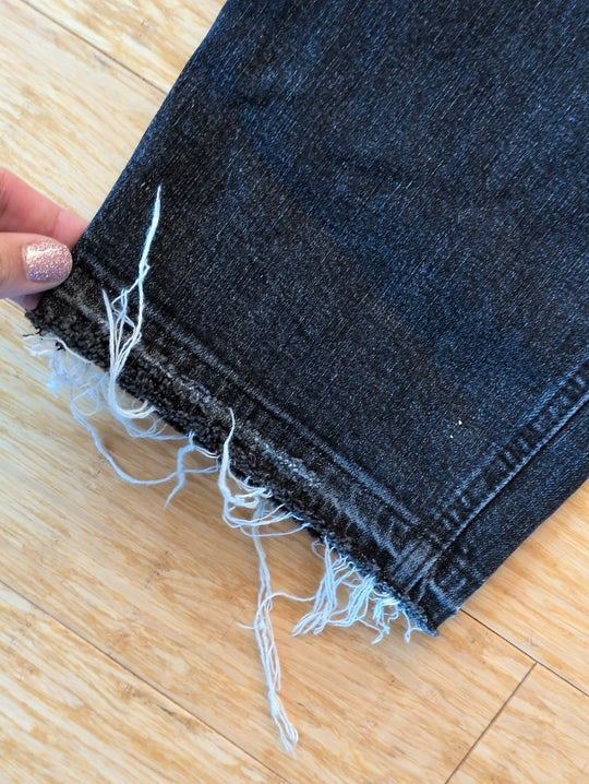 Kut From The Kloth Rachael Fab AF Mom High Rise Jeans In Washed Black  - 12