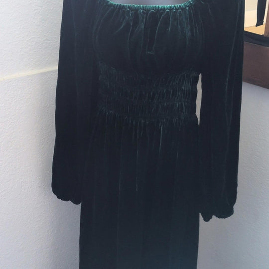 Hill House Jasmine Velvet Nap Dress - XS