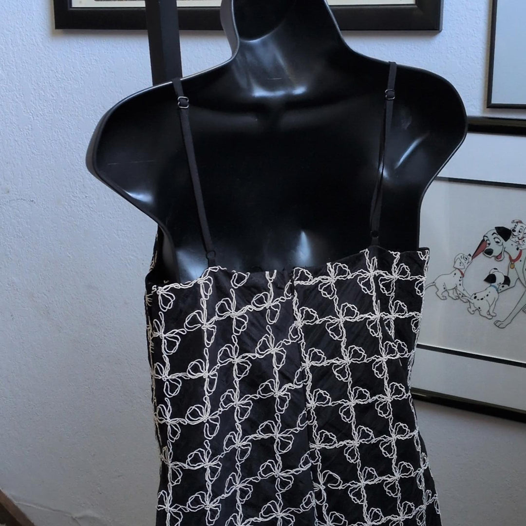 Lisa Says Gah Bow Slip Midi Dress