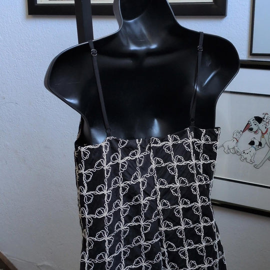 Lisa Says Gah Bow Slip Midi Dress