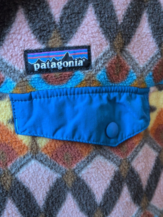 Patagonia Lightweight Synchilla Snap-T Pullover companions big anthos size L