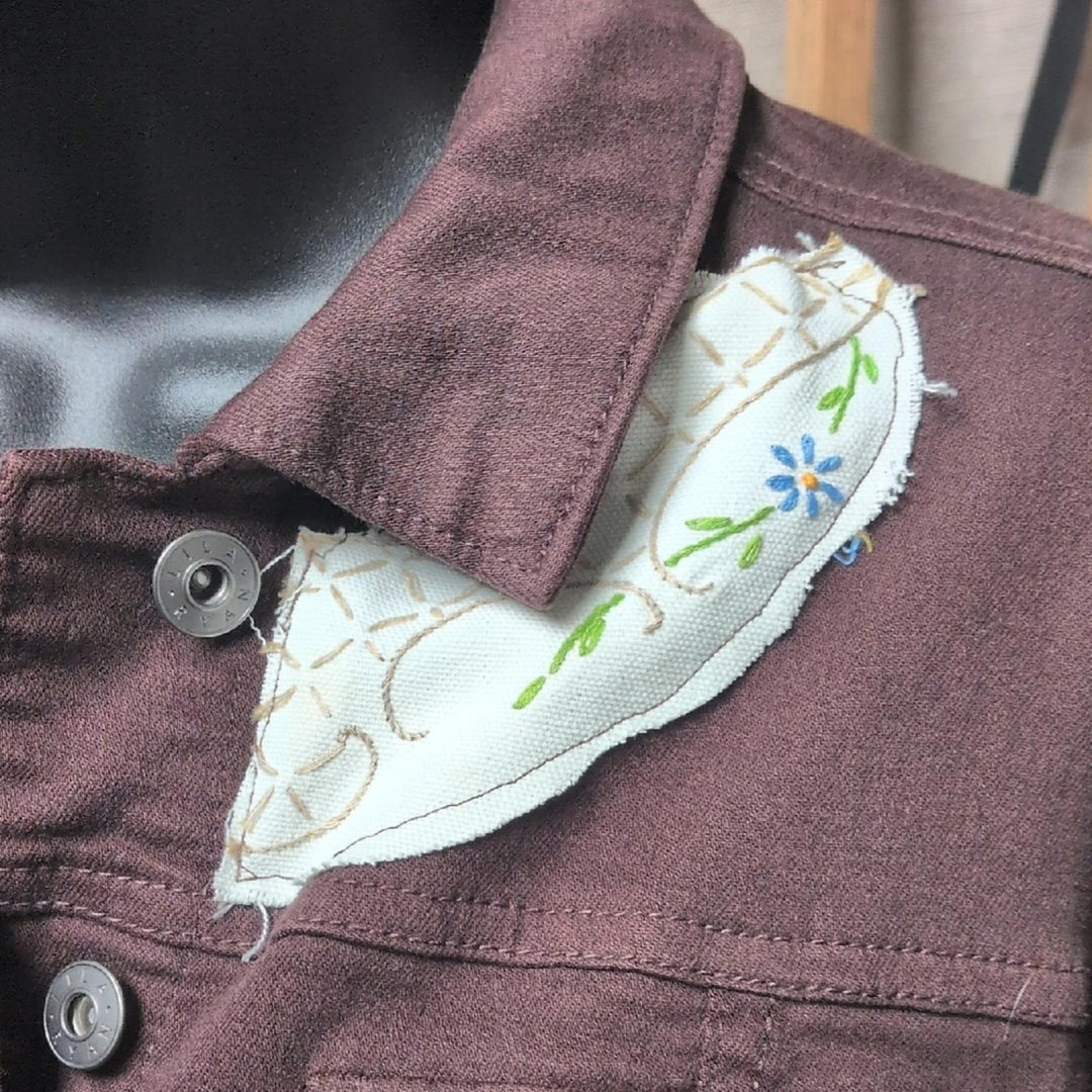 Upcycled By Unpacka Vintage Embroidery Jacket - Medium
