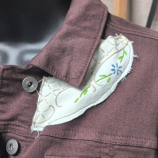 Upcycled By Unpacka Vintage Embroidery Jacket - Medium