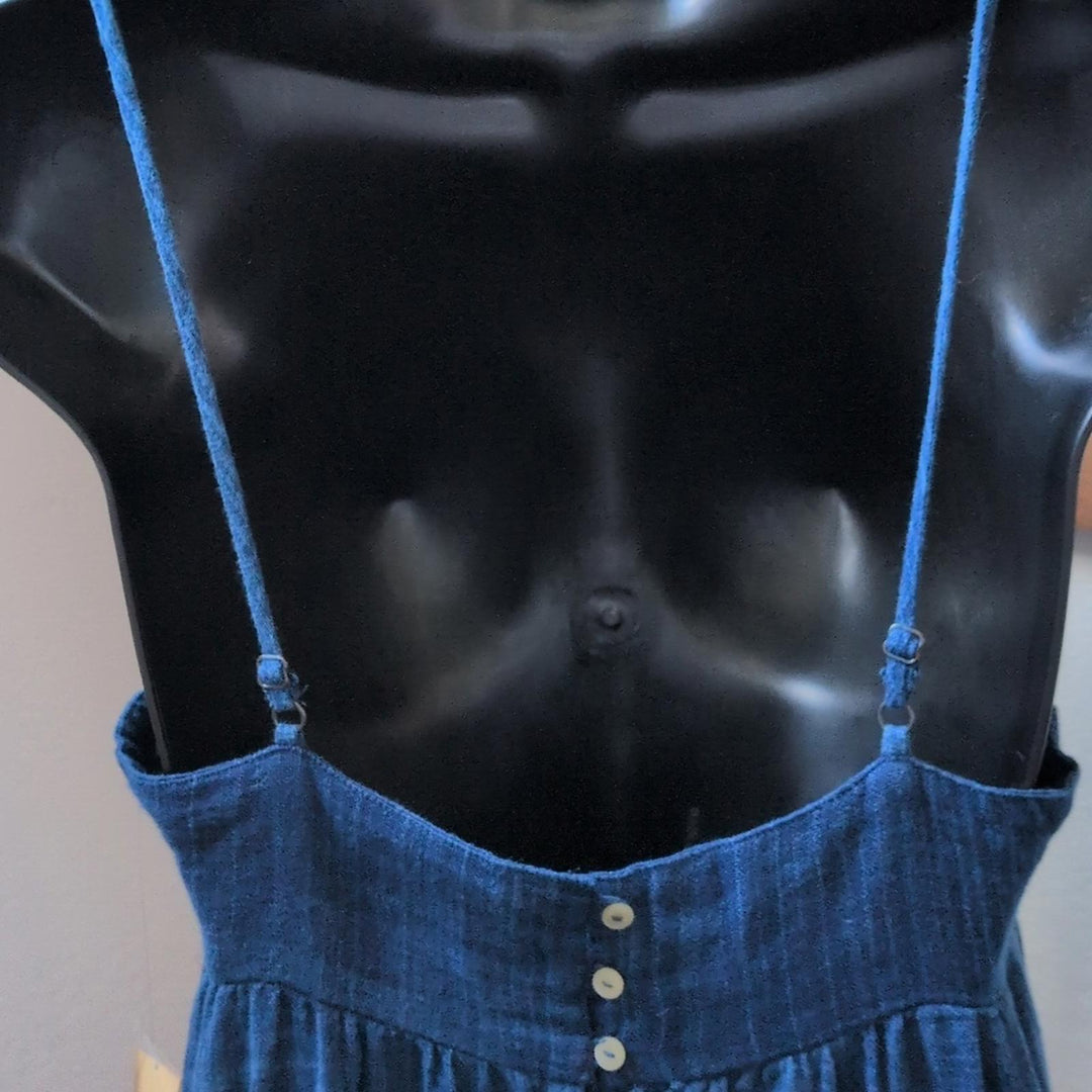 Denim And Supply By Ralph Lauren Tiered Camisole Denim Maxi Dress - Small