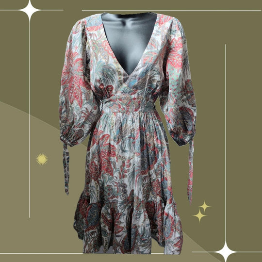 Cara Cara Millbrook In Ivory Bird Paisley Floral