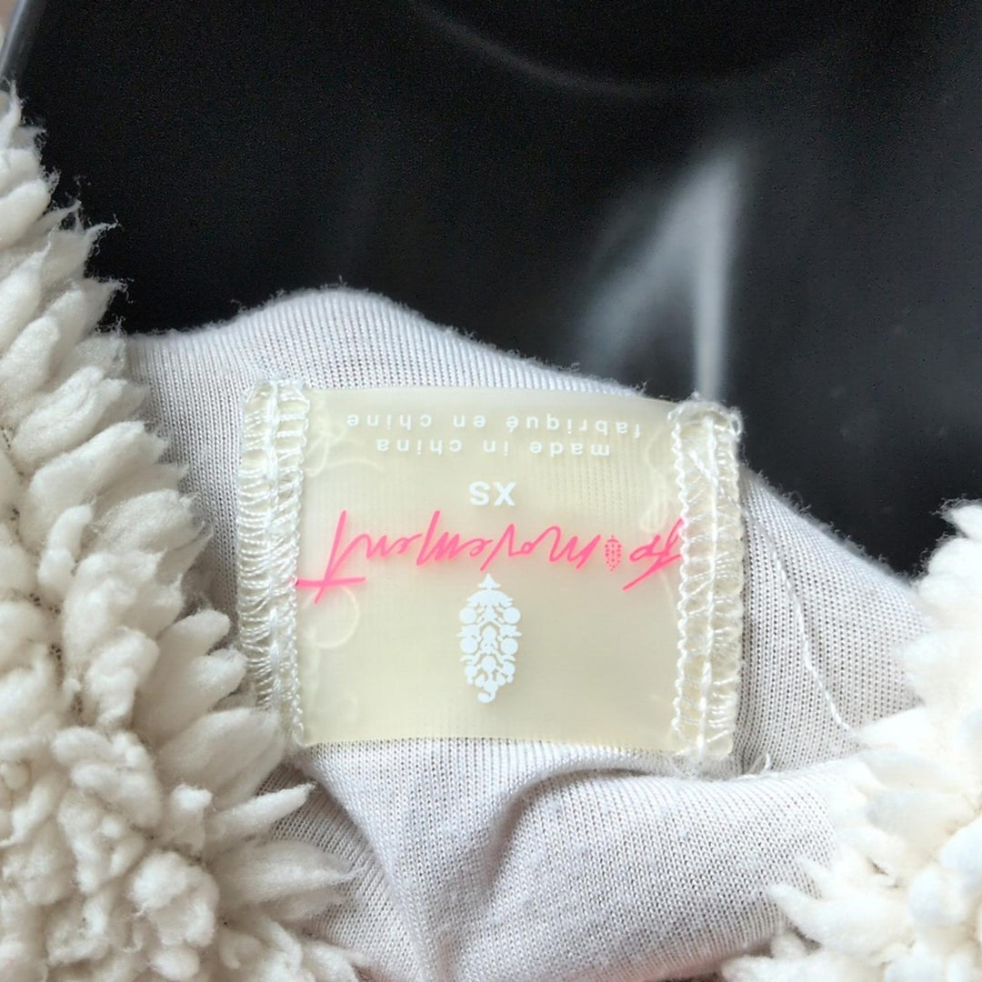 Fp Movement Fall To Rise Quarter Snap Sherpa Oversized Pullover - XS/S