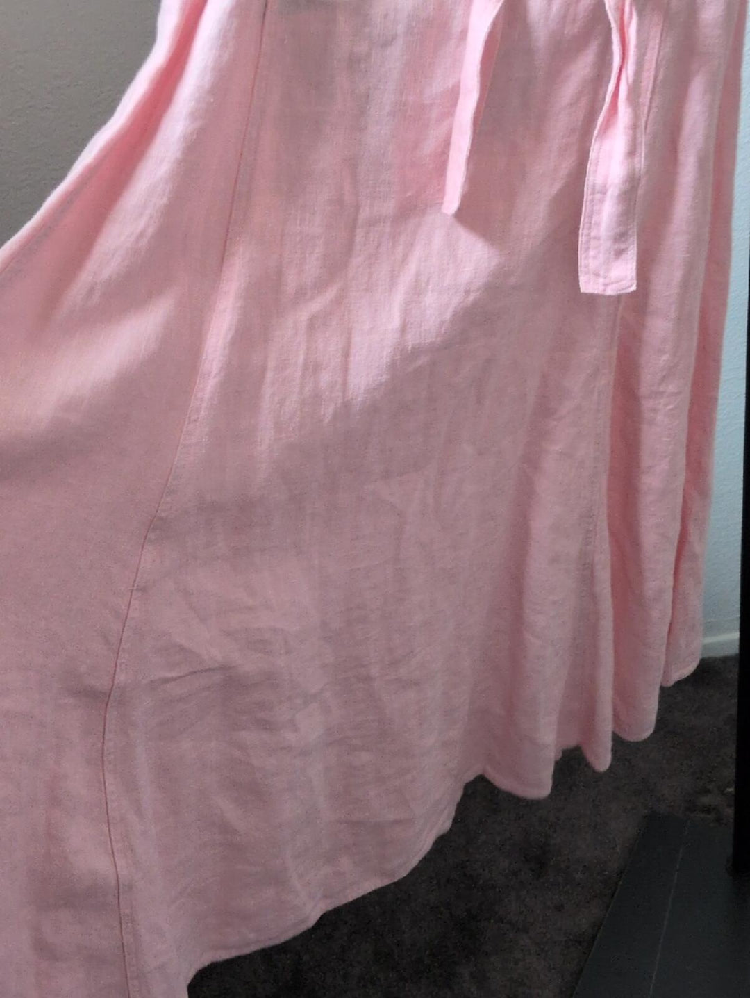 Polo Ralph Lauren Light Pink 100% Linen Midi Dress - US 4