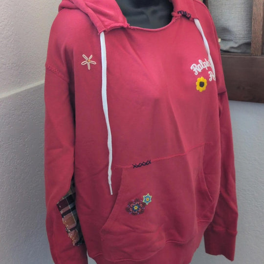 Patchwork Oversize French Terry Hoodie By Polo Ralph Lauren - Small