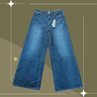 Alice And Olivia Wide Liana Vintage Blue Pants - Size 32