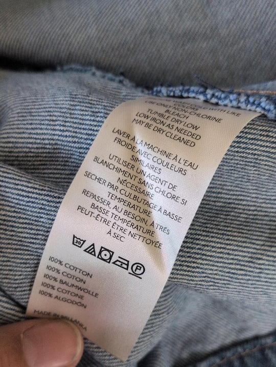 We The Free Sidney Denim Skirt Size 28