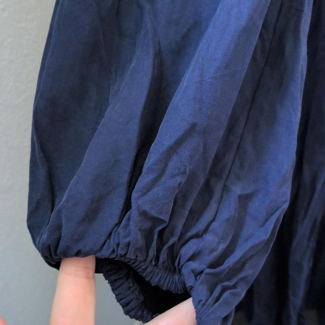 Hill house Home Jasmine Nap Dress In Navy Blue - Medium