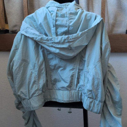 Popflex Windbreaker In Light Teal - L/XL