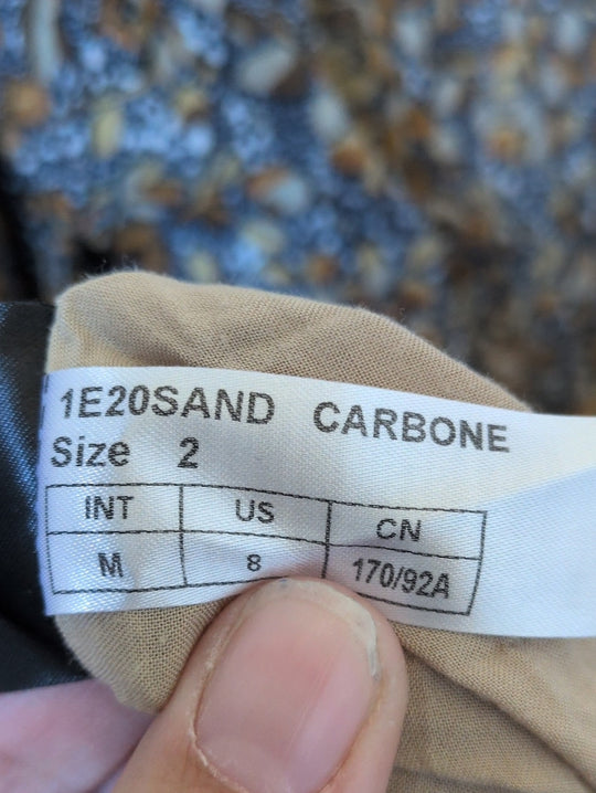 ba&sh Sandra Gathered Babydoll Dress size US 8 (BASH 2)