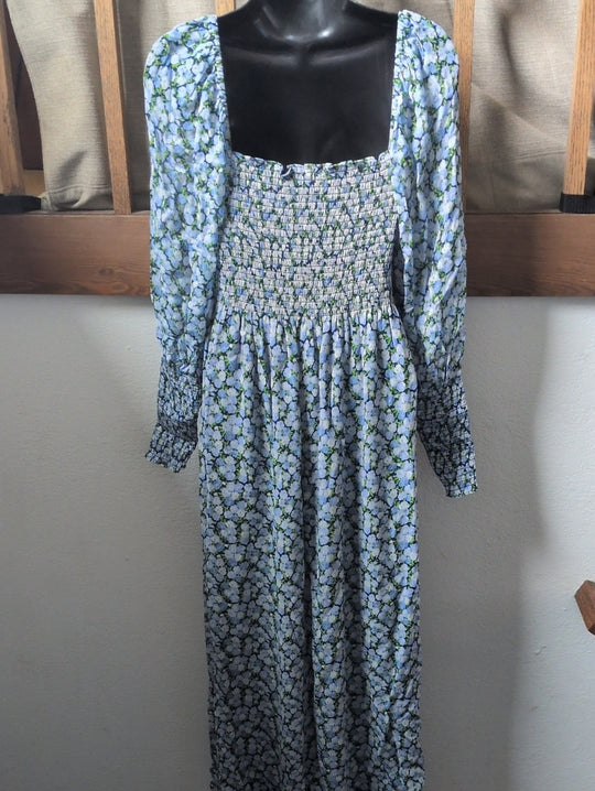 Hill House Home Women's The Norah Nap Dress in Pansy Floral -  XS