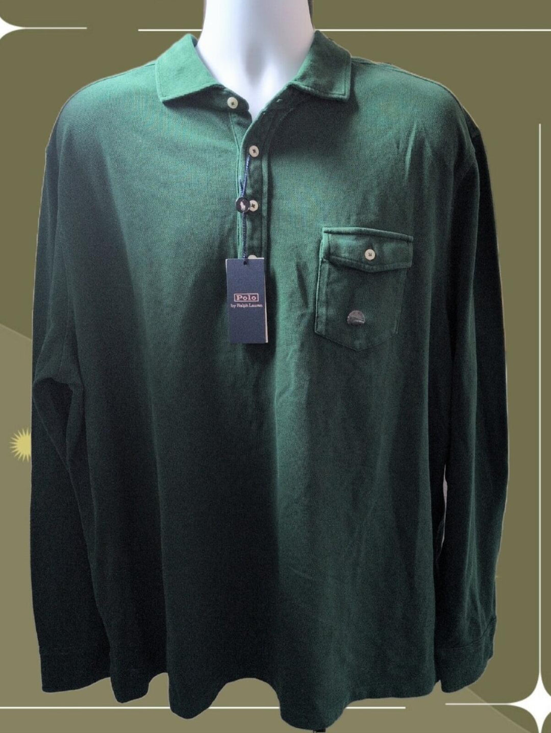 Polo Ralph Lauren Classic Fit Long Sleeve Polo Shirt - XXL