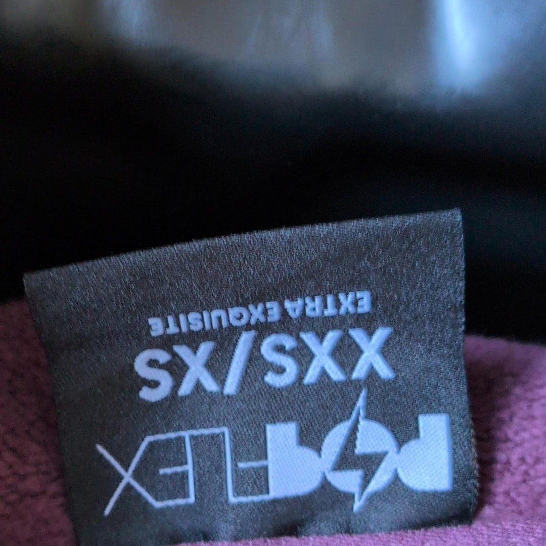 Popflex Long Cloud Hoodie In Plum - XS/XXS