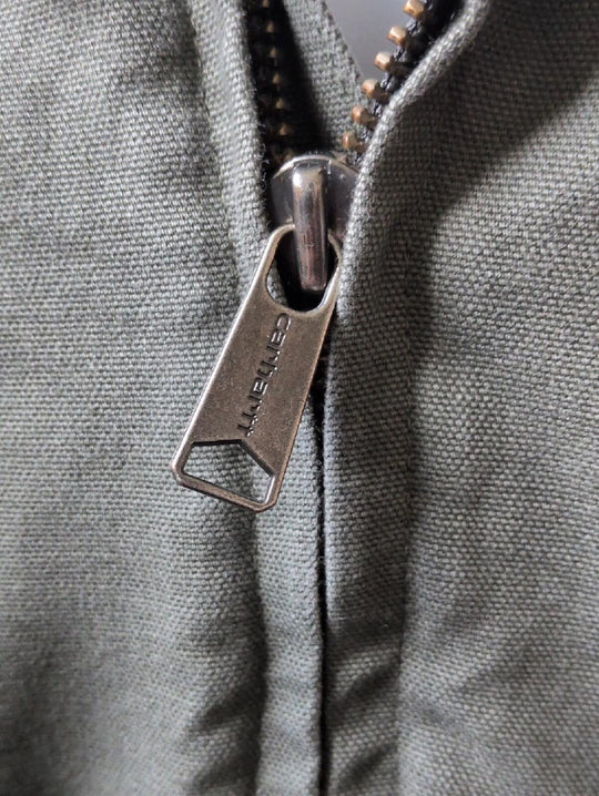 Carhartt J130 - M Loose Fit Duck Canvas Zipper Jacket - Small