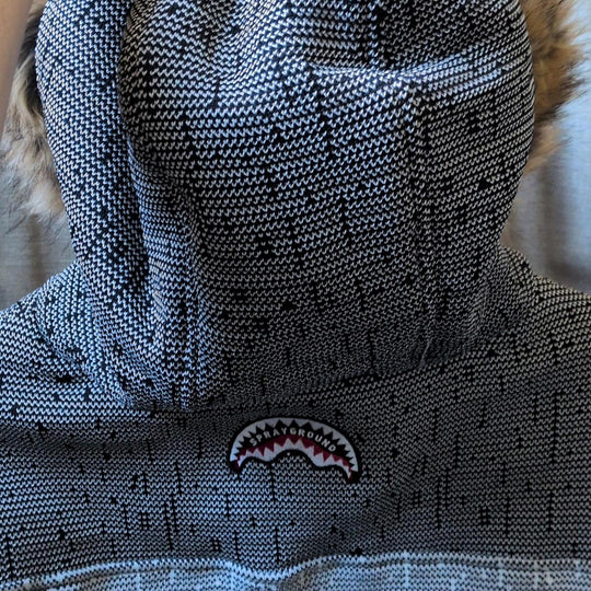 JAPAN STRIPE KNIT CHOPPER JACKET by sprayground- Medium