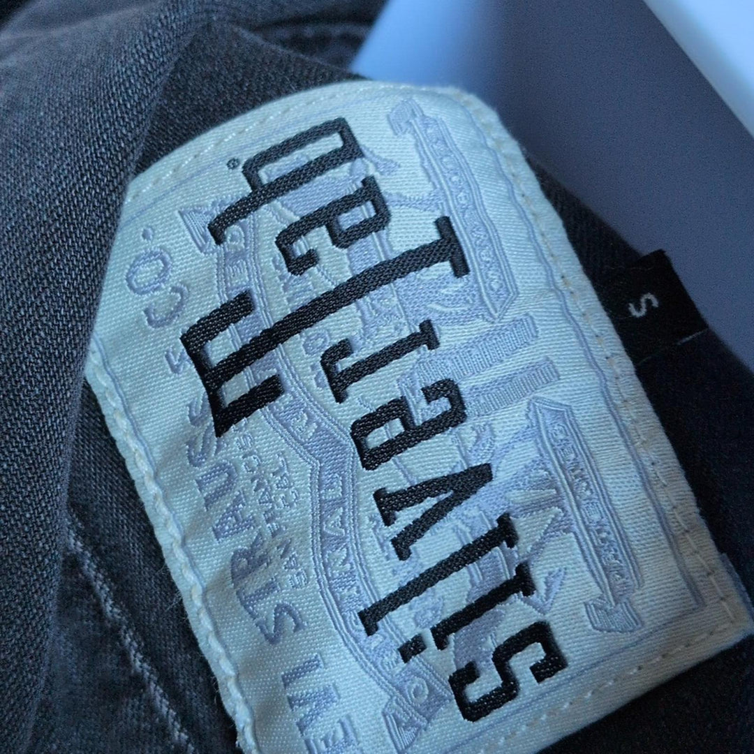 Vintage Silvertab Button Up Denim Shirt - Small